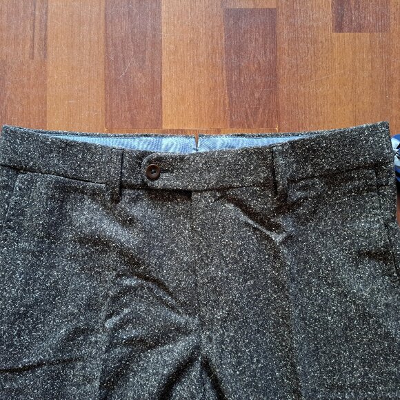 NEW 6 East Men's Brown with dots Pants Size 32 - Picture 4 of 16